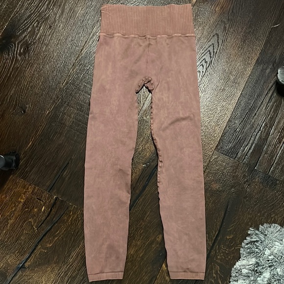 FP Movement Happiness High-Rise 7/8 Length Good Karma Leggings in Nutmeg M/L - Picture 6 of 14